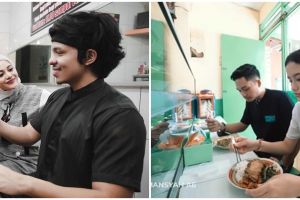 Gaya 9 pasang seleb makan di warteg, kesederhanaan Sisca Kohl disorot