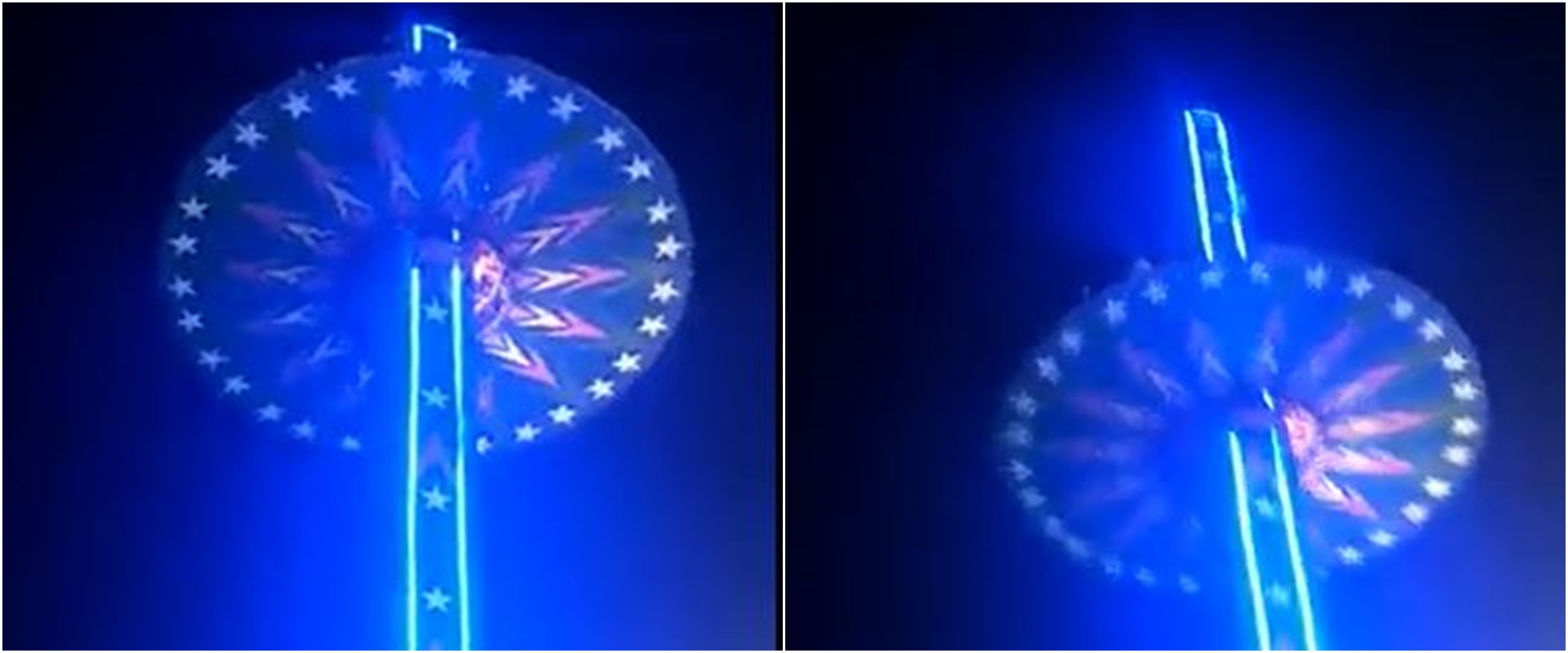 Momen wahana rekreasi jatuh dari ketinggian 24 meter, 16 orang terluka