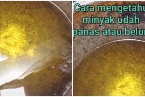 Cara cek minyak goreng panas tanpa termometer, bisa pakai alat dapur