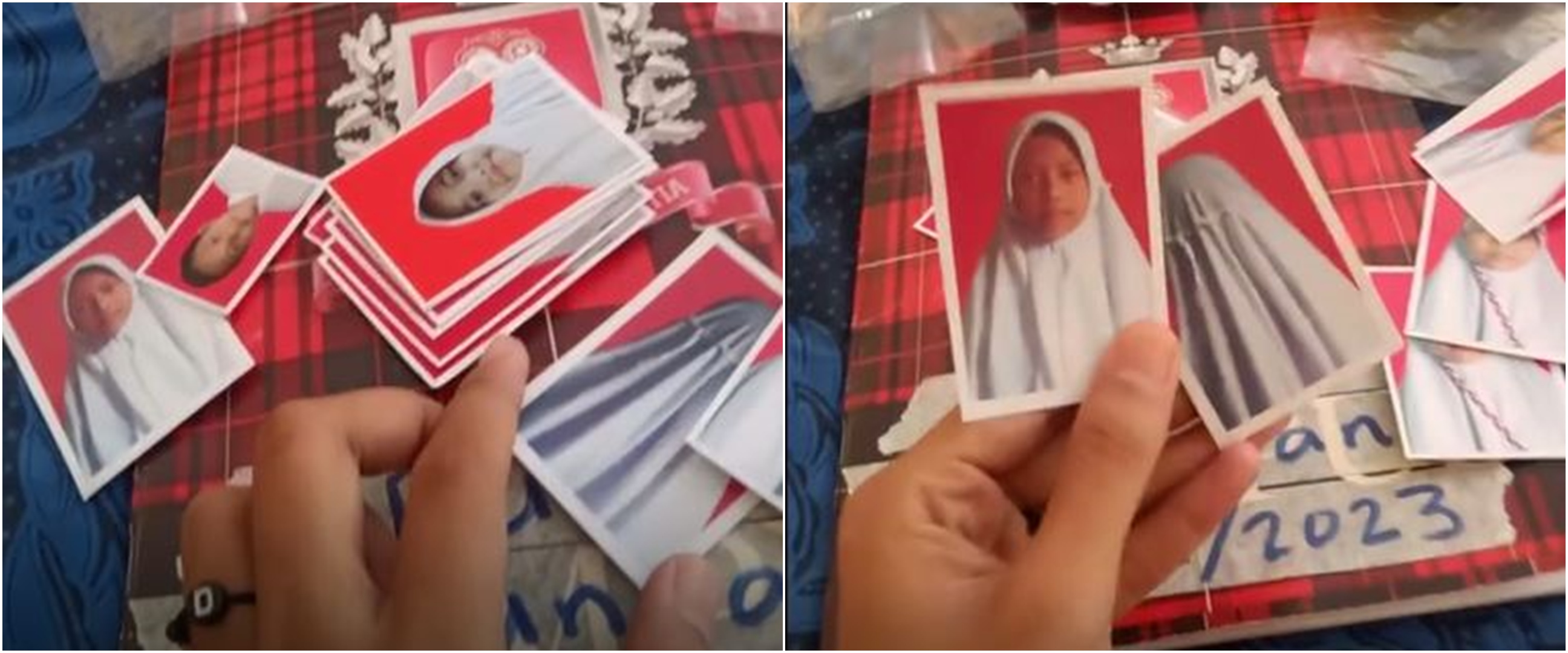 Disuruh serahkan foto 4x6 2 lembar, siswi ini kumpulkan potret kocak