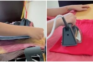 Wanita ini bagikan tips menyetrika baju biar cepat, antiribet dan rapi