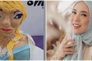 Fitri Tropica beri kejutan ugly cake ke anak, proses bikinnya rumit