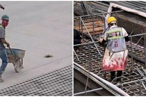 11 Potret outfit kocak tukang bangunan ini bikin nyengir lebar