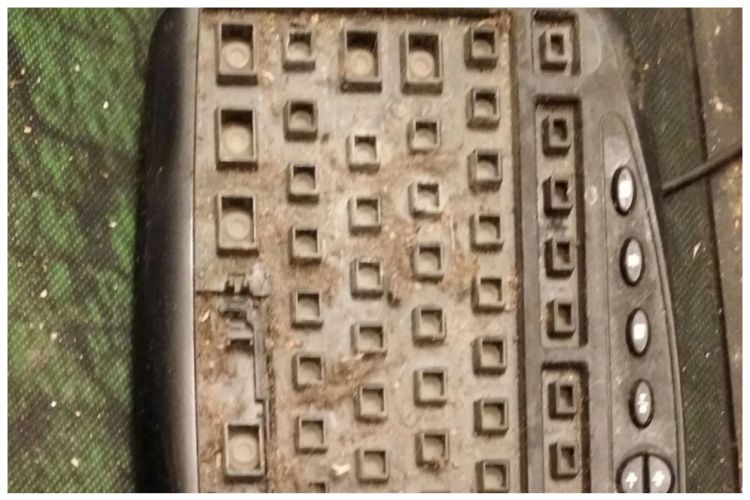11 Momen apes kerusakan pada keyboard komputer, harus ekstra sabar