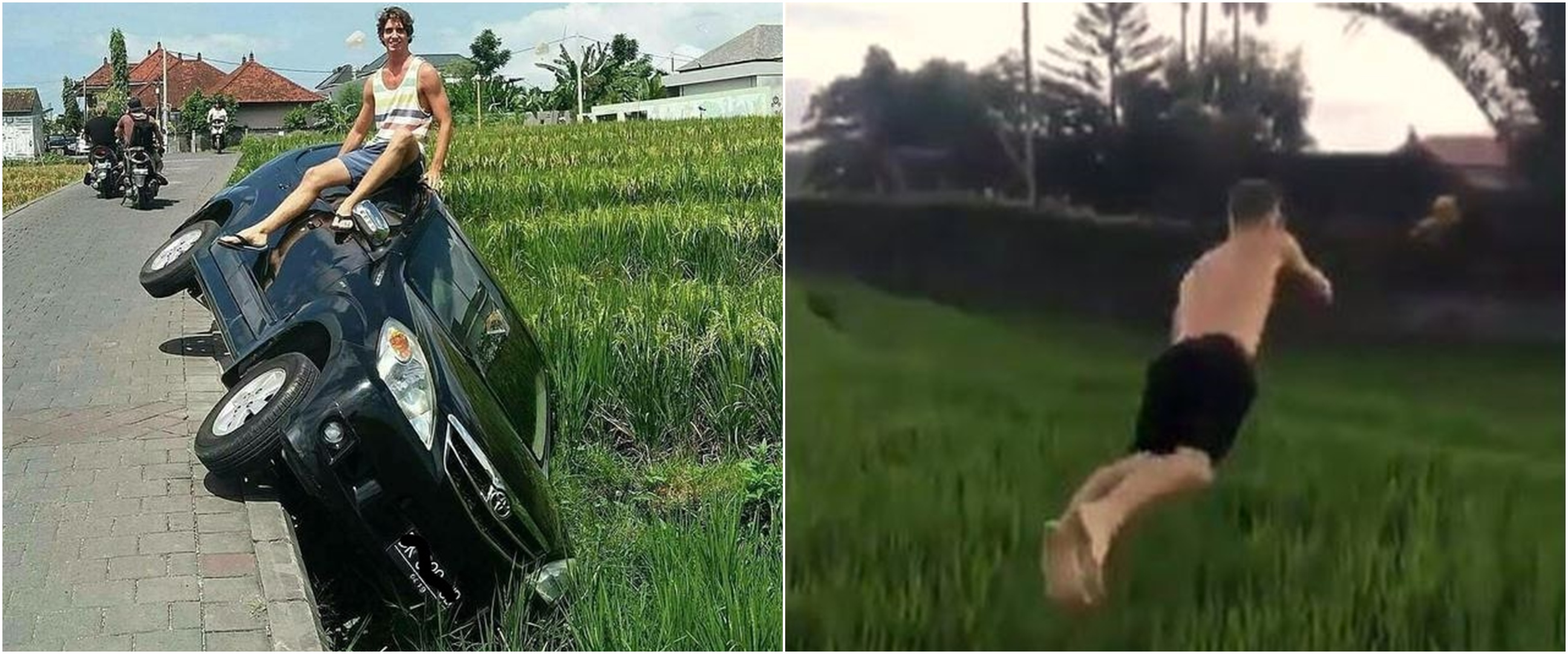 9 Kelakuan nyeleneh bule saat liburan di Bali ini bikin tepuk jidat