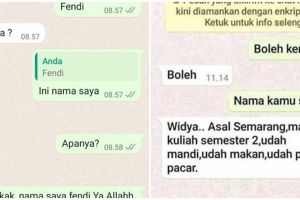 11 Chat lucu tanya nama ini bikin nggak berhenti senyum