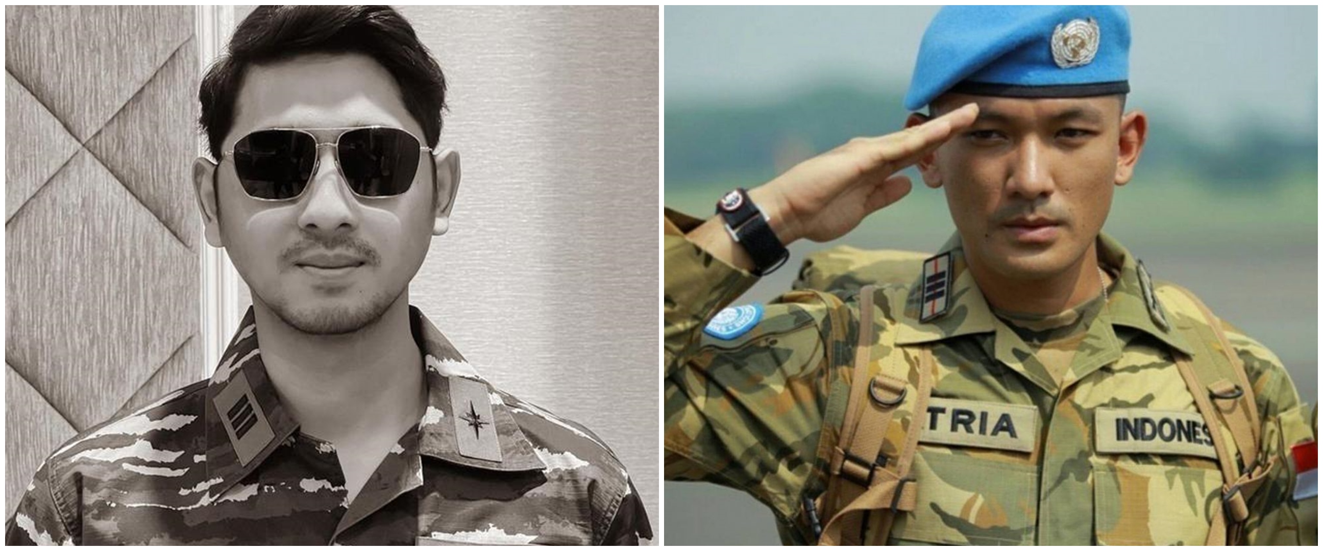 Gaya 13 seleb pria pakai seragam TNI, Deddy Corbuzier tampil gagah