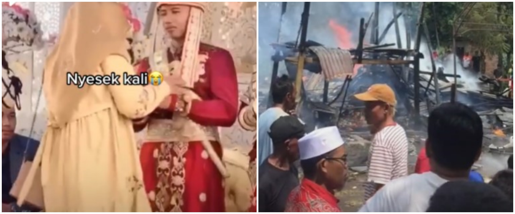 Rumah pengantin ini terbakar jelang pernikahan, uang mahar ikut hangus