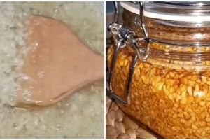 Trik bikin minyak bawang putih antipahit, wangi dan praktis