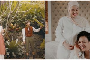 Unggah potret di depan Kakbah, Dinda Hauw umumkan hamil anak kedua