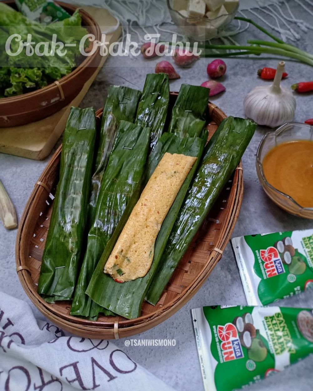 The recipe for steamed tofu otak-otak, savory, delicious, and makes you addicted