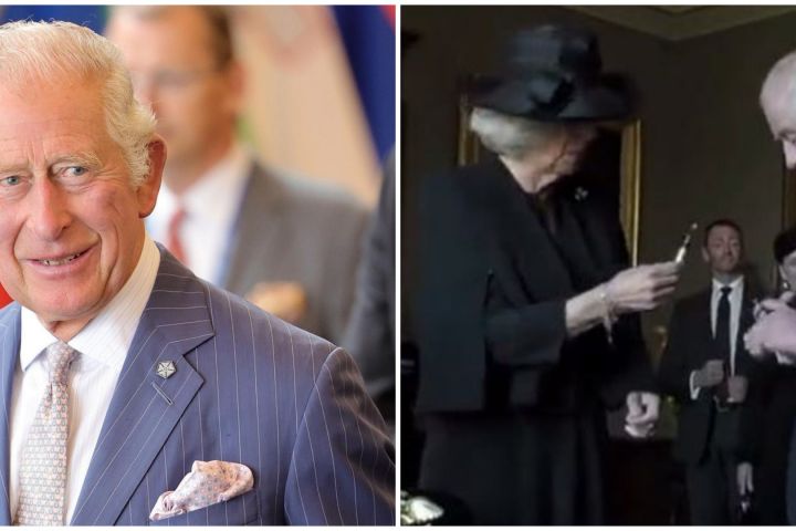 Momen Raja Charles III kesal pulpen bocor, emosi tangannya kotor