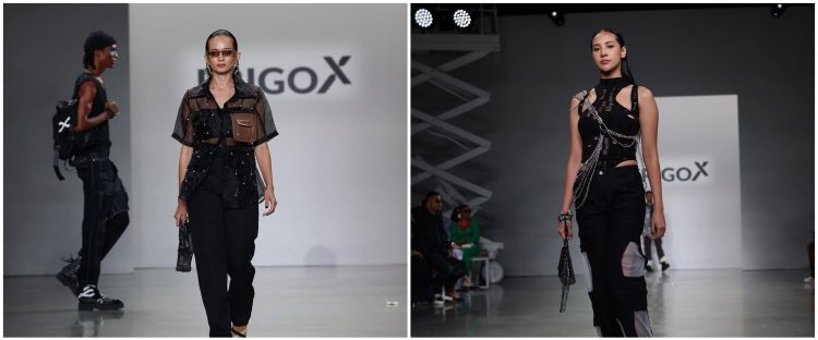 Gaya 13 seleb di panggung New York Fashion Week, bak model papan atas