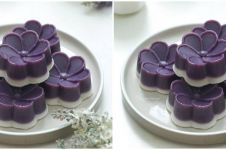 Resep kue talam ubi ungu kukus, enak, manis, dan lembut