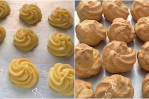 Trik memanggang kue sus agar tidak gosong dan kempes