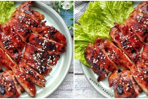 Resep ayam panggang saus madu, enak, legit, dan mudah dibuat