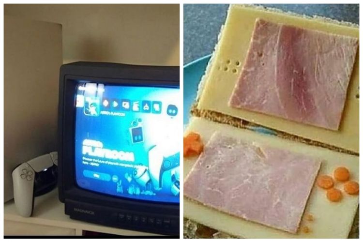 11 Penampakan kocak alat gaming tidak proporsional, jadi susah dipakai