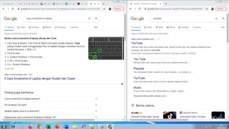 Cara membagi layar laptop menjadi 2 di Windows 10, bikin kerja efisien