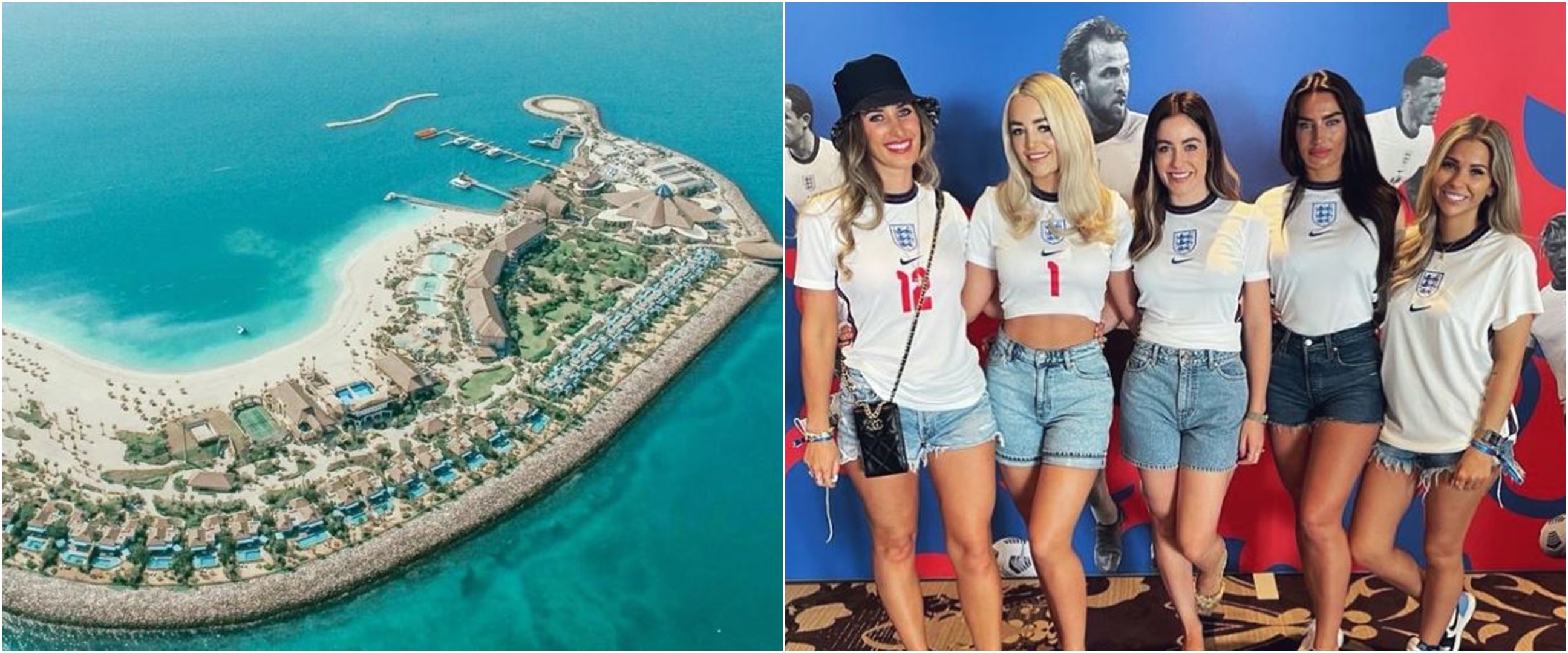 Penampakan resort Rp98 juta/malam WAGs Timnas Inggris Piala Dunia 2022