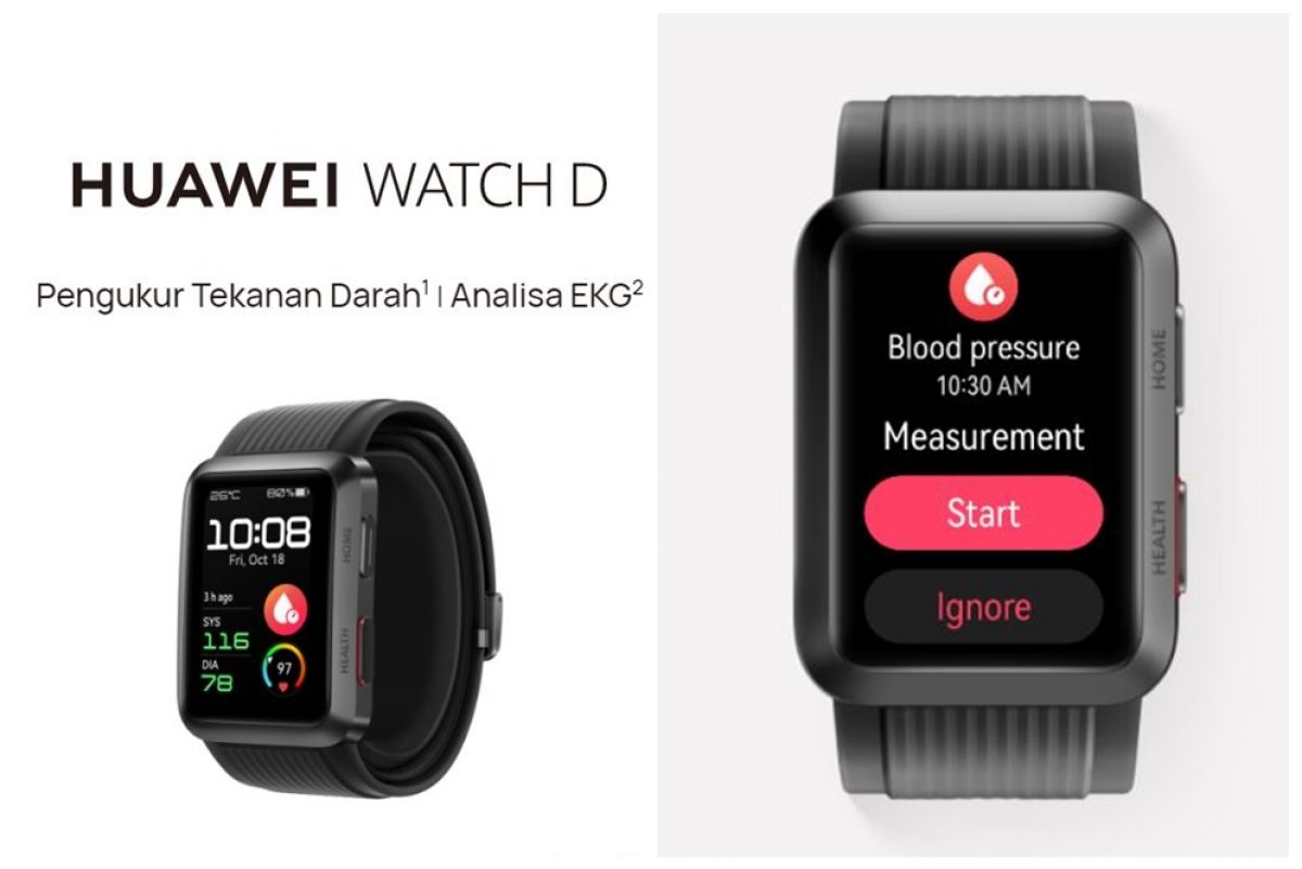Smartwatch Huawei Watch D masuk Indonesia, ini spesifikasi & harganya