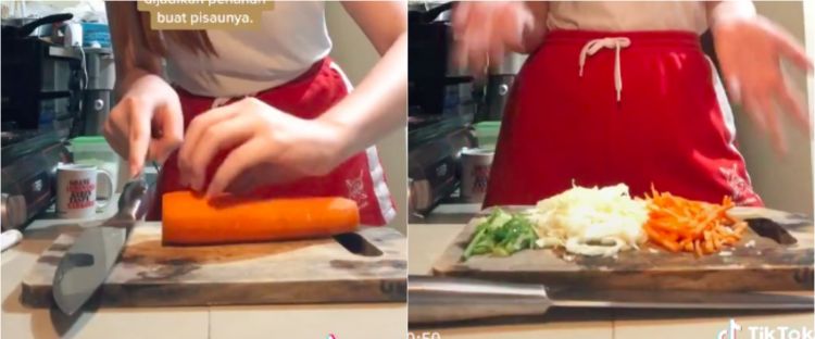 6 Trik memotong bahan makanan bak chef profesional, cocok buat pemula