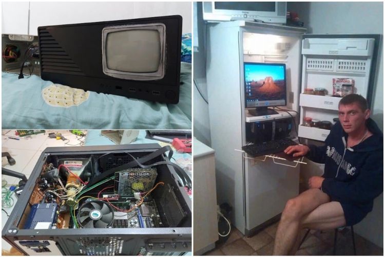 11 Potret unik rakit PC agar hemat tempat, idenya solutif