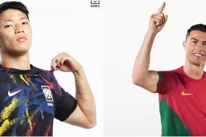 16 Potret jersey baru peserta Piala Dunia 2022, Korea Selatan colorful