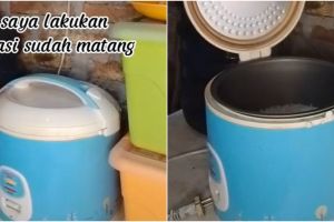 Trik mudah menanak nasi di rice cooker agar tak berair dan kering