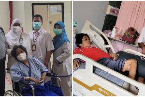 Suti Karno dilarikan ke rumah sakit, badan kurus terbaring di kasur