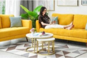 4 Kombinasi warna perabot & cat dinding yang cocok dengan sofa kuning