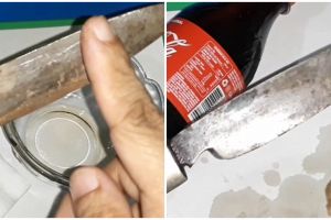 Cara bersihkan pisau dapur berkarat, cuma pakai 1 bahan