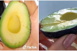 Trik mencegah alpukat berubah warna usai dipotong, cuma pakai 1 bahan