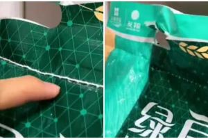 Trik membuka jahitan benang di karung beras, mudah dan cepat