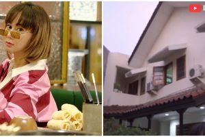 11 Potret rumah Denise Chariesta di kampung halaman, dapur marmer