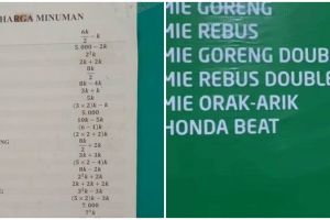 11 Tulisan nyeleneh di daftar harga makanan, bikin pembeli keheranan