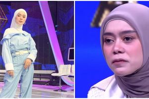 Diduga kirim sinyal alami KDRT, 9 potret Lesty nangis saat jadi juri