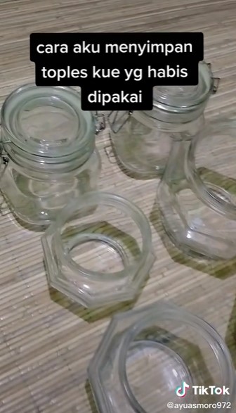 Trik jitu menyimpan toples agar tidak bau apek dan lembap