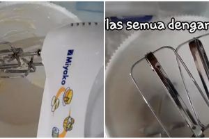 5 Cara cepat bersihkan hand mixer dari sisa adonan yang berminyak