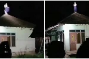 Hilang sejak maghrib, wanita asal Bawean ditemukan di atas atap rumah