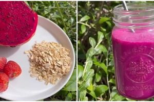 Cara bikin smoothies buah naga untuk bantu turunkan kolesterol