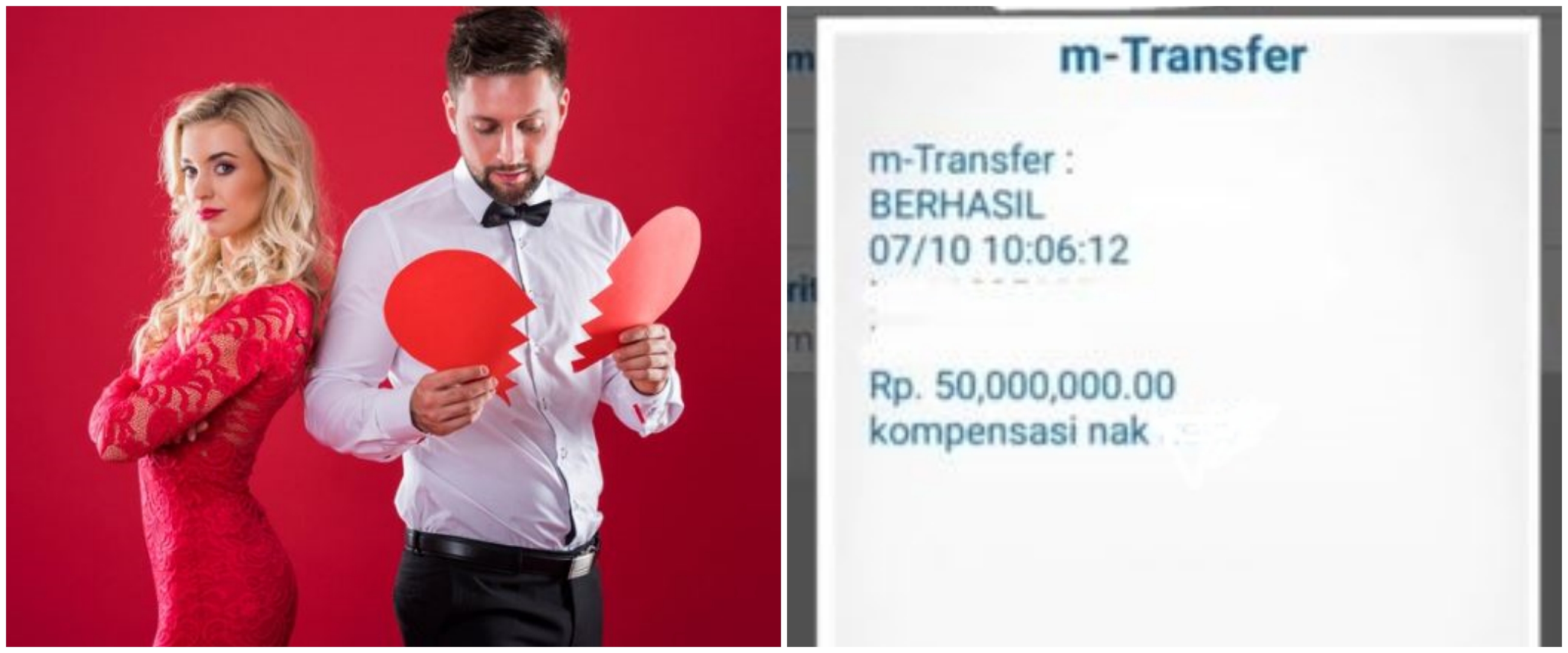 Gagal menikah, wanita ini minta kompensasi Rp 50 juta pada mantan