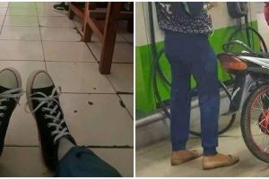 11 Tingkah nyeleneh orang pakai sepatu ini bikin geleng kepala