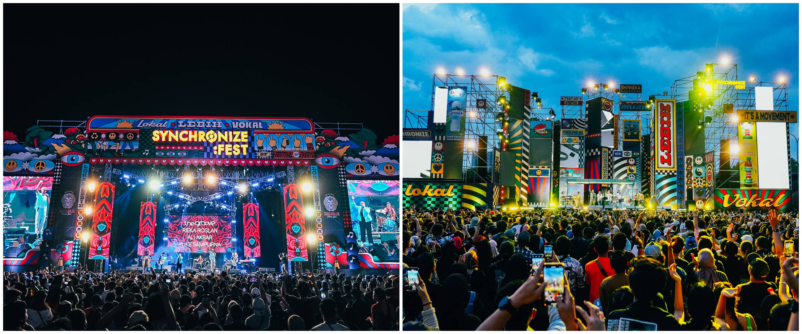 Semangat “Lokal Lebih Vokal” tersampaikan kencang di Synchronize Fest