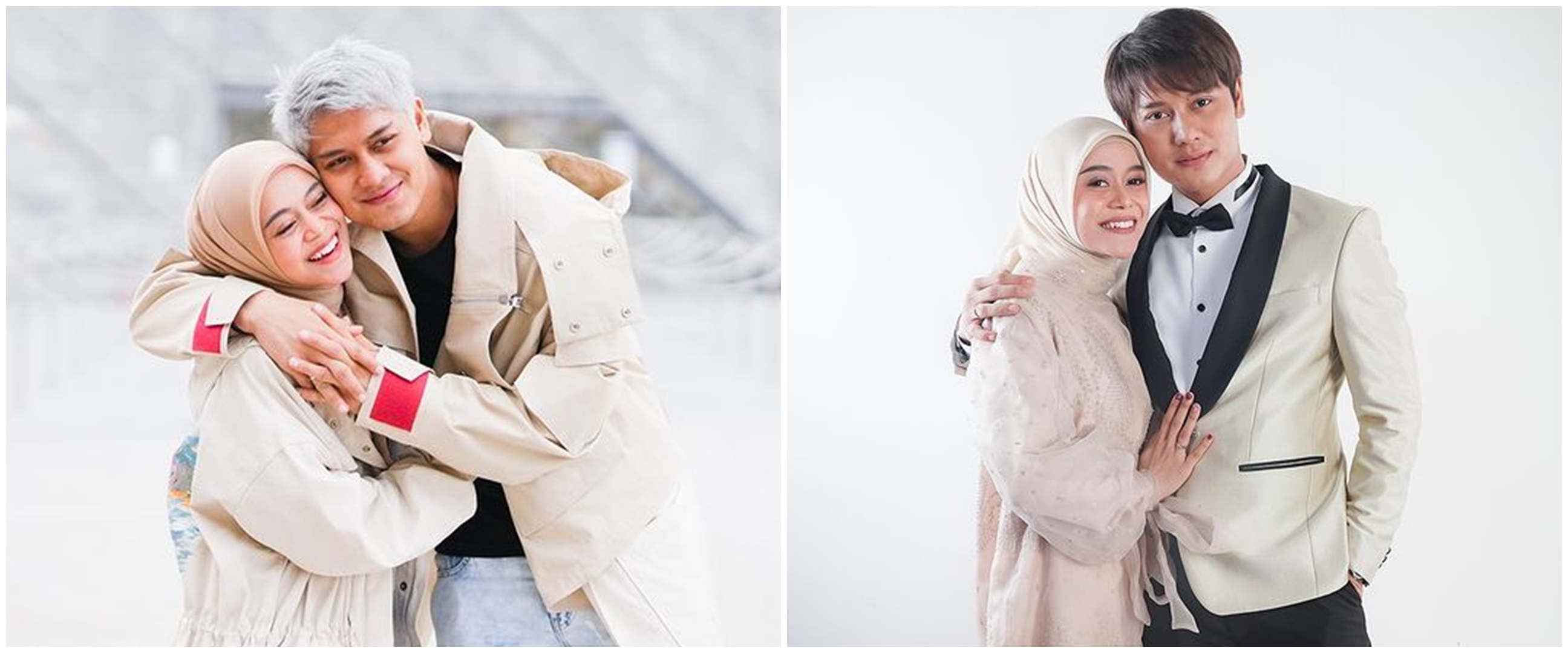 Lesty Kejora dan Rizky Billar saling berpelukan dan sepakat berdamai