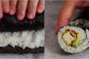 Tanpa alat, ini trik menggulung sushi agar hasilnya rapi dan padat