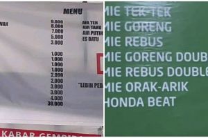 17 Potret menu makanan nggak nyambung di spanduk ini ada-ada aja
