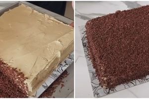 Cara menaruh meses untuk hiasan kue, praktis dan tidak berhamburan