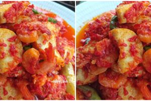 Resep balado putih telur dan udang, nggak mudah pecah dan bikin nagih