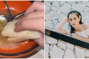 Cara Adhisty Zara makan kuah mi instan ini bikin geleng kepala