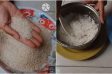 Jangan dibuang, begini trik memasak beras yang sudah bau apek